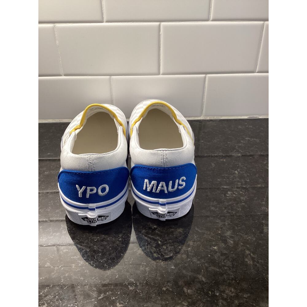 Vans Off The Wall Womens Check Classic Slip-On  Sneakers White Gray Size M4.5/W6 - Picture 5 of 8